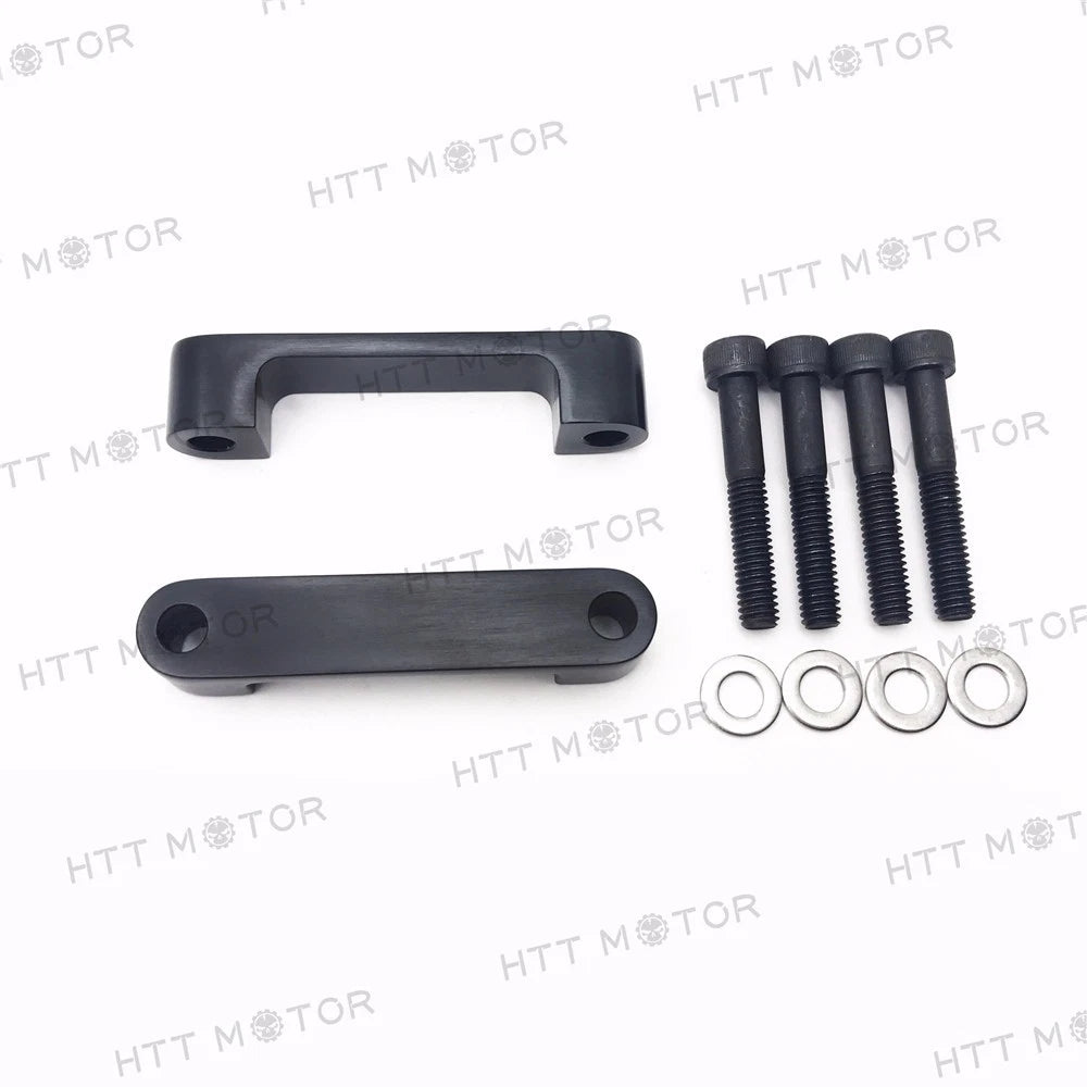 Black Front Fender Spacer Bracket for Harley FLHT FLHR FLTR (1996–2013)