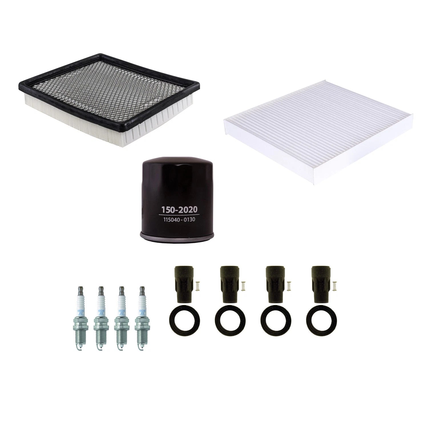 Tune Up Kit with 4 NGK Spark Plugs & Boots for Dodge Avenger Sebring (2007–2010)