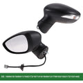 Left Side Door Mirror for Ford Fiesta MK7 (2013–2017) Manual Folding Black