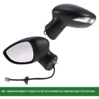 Left Side Door Mirror for Ford Fiesta MK7 (2013–2017) Manual Folding Black