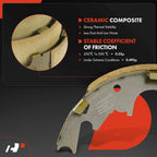 Brake Drums + Ceramic Brake Shoes for Jeep Wrangler TJ (2001–2006)