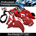 Red Carbon Fiber Fairing Kit for Kawasaki Ninja 500 (2024–2026) ABS Bodywork