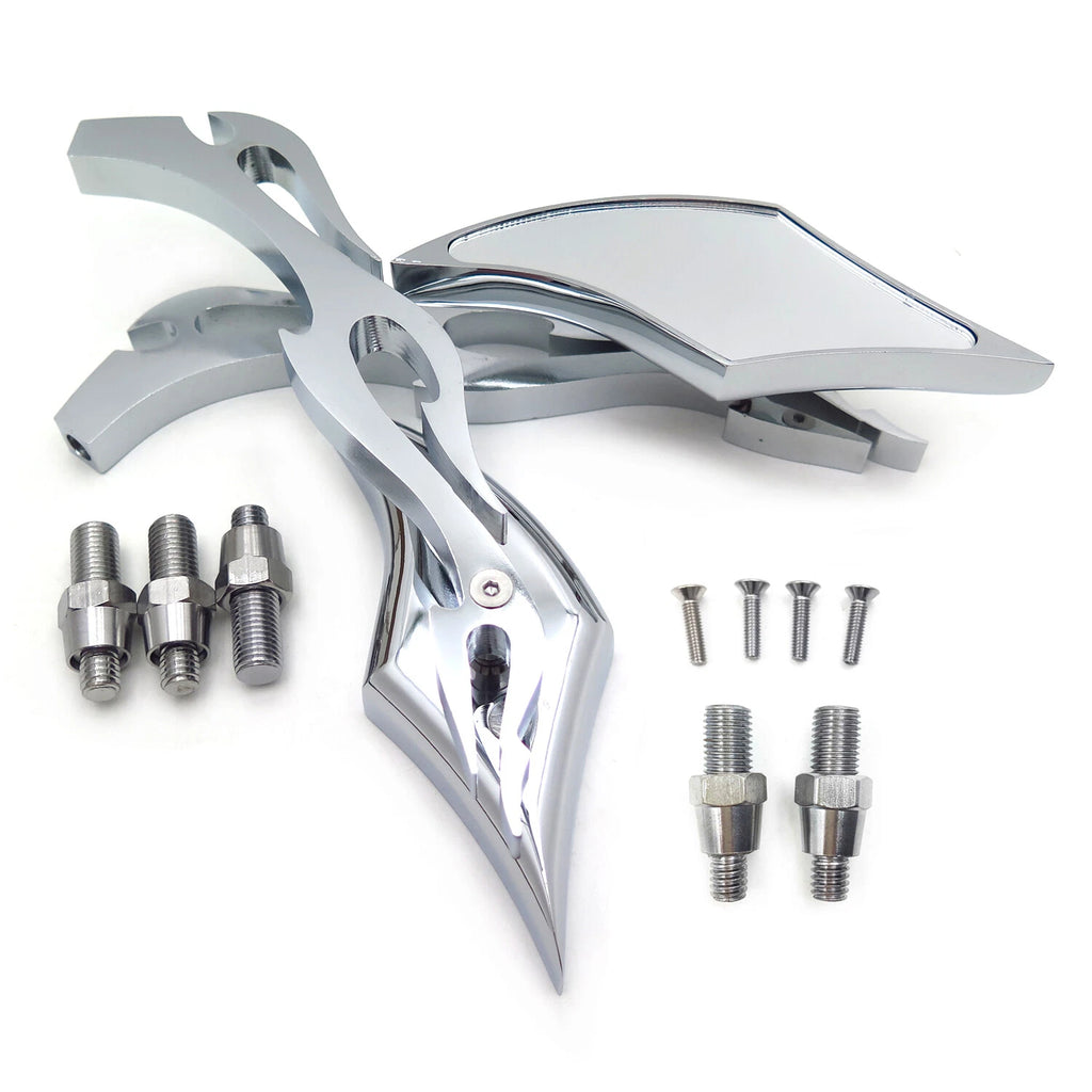 Twist Diamond Mirror for Yamaha Cruiser Road Star V-Star Warrior V-Max Virago