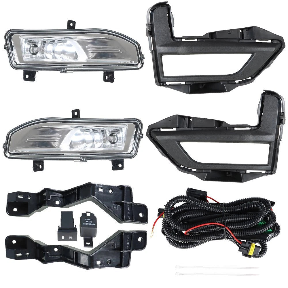 Front Driving Clear Fog Lights for Nissan Rogue SL SV (2017-2020)