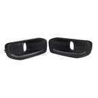 Fog Light Bezel Covers for Dodge Ram (2019-2024) - Black ()