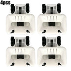 Rear Seat Clips for Honda (Nylon, White)