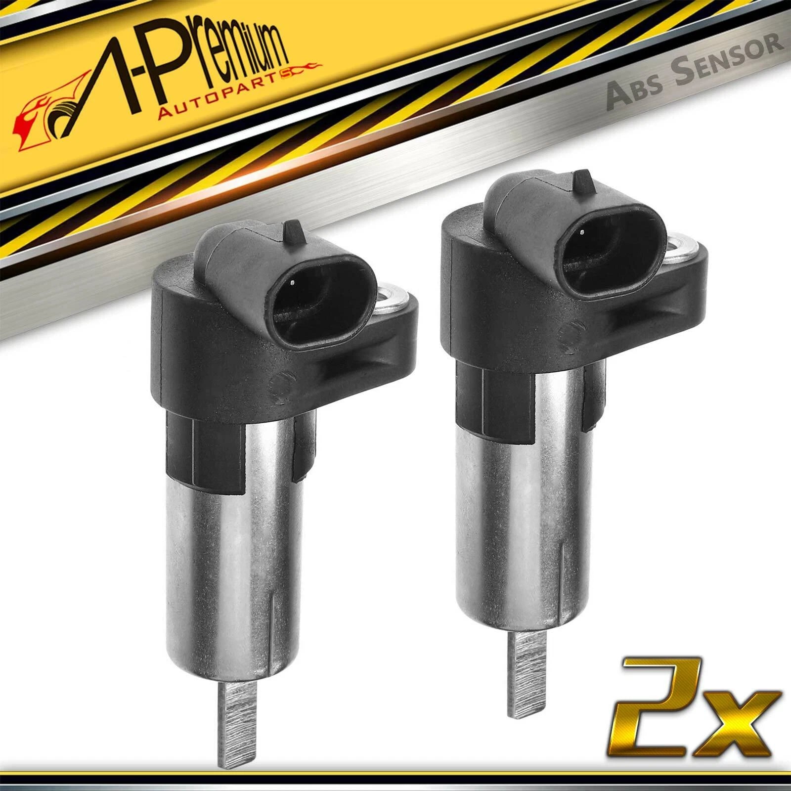 2X Rear ABS Wheel Speed Sensor for Chevrolet Express 3500 (2011–2012)
