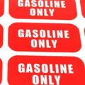 24Pcs Gasoline Only Fuel Caution Warning Decal for Gas Tank