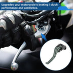 Adjustable Short Brake Clutch Lever for Honda Monkey 125 (2019–2024) Titanium Tone