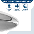 Chrome Exterior Door Handle Cover Trim for Lexus LS460 (2008–2015)