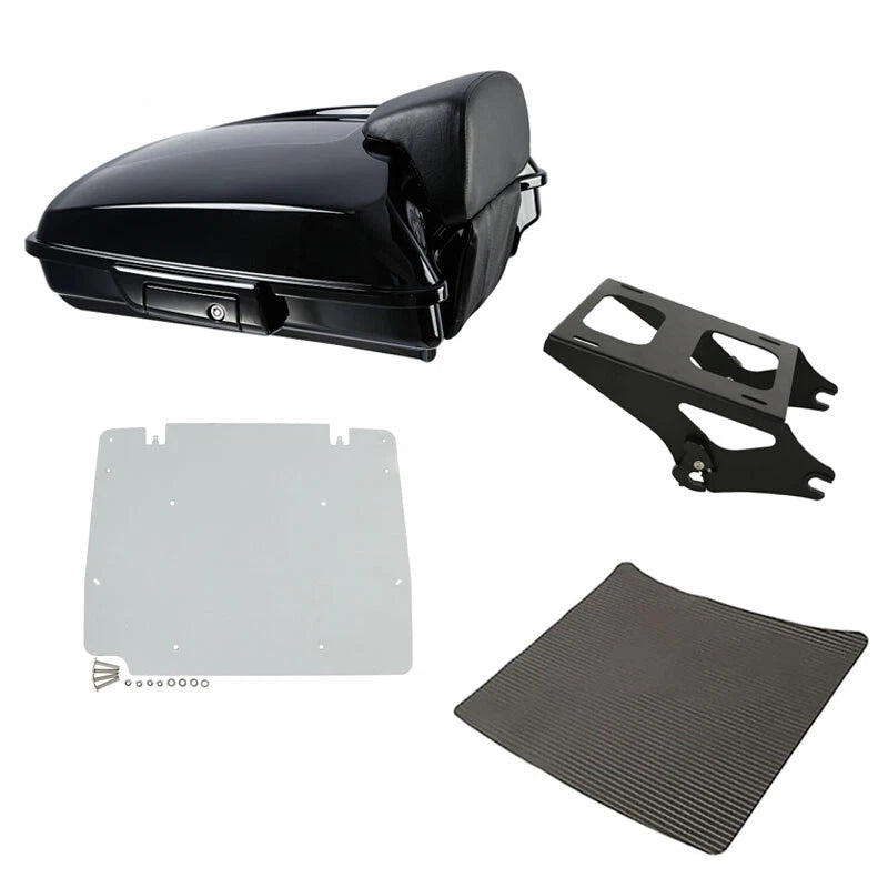 Razor Trunk Backrest Mount Rack Plate for Harley Street Road Glide (2014–2026)