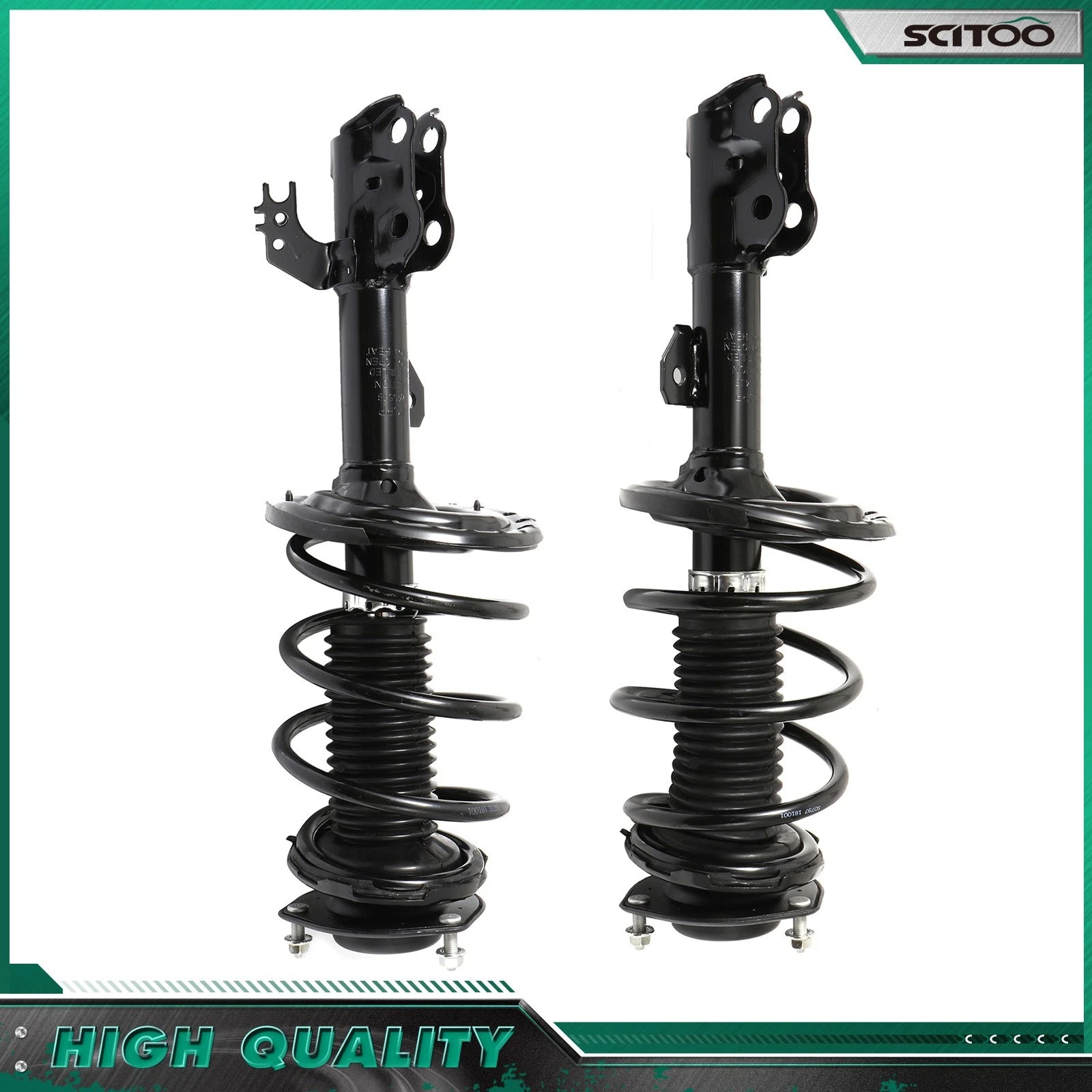 Front Complete Strut Shock w/Coil Spring Assembly for Toyota Camry (2012–2017)