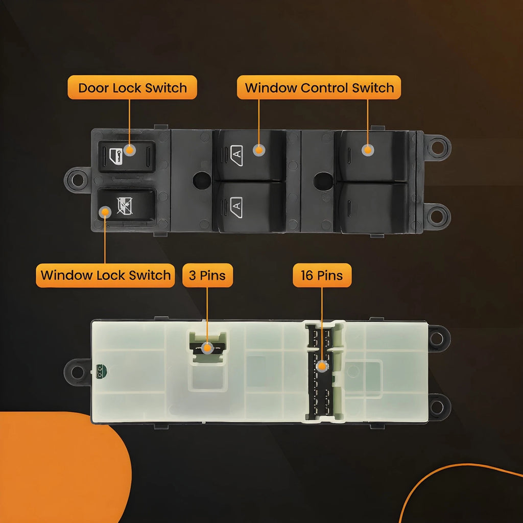 Power Window Control Switch for Nissan Armada Titan (2004-2012)