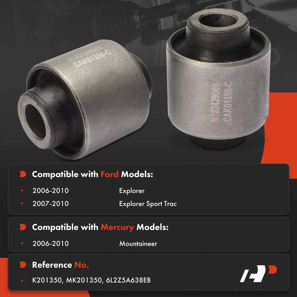 2X Rear Control Arm Bushings for Ford Explorer (2006-2010)