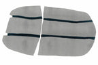 Leather Console Lid Armrest Cover for Toyota 4Runner (2003–2009) Gray Stitch