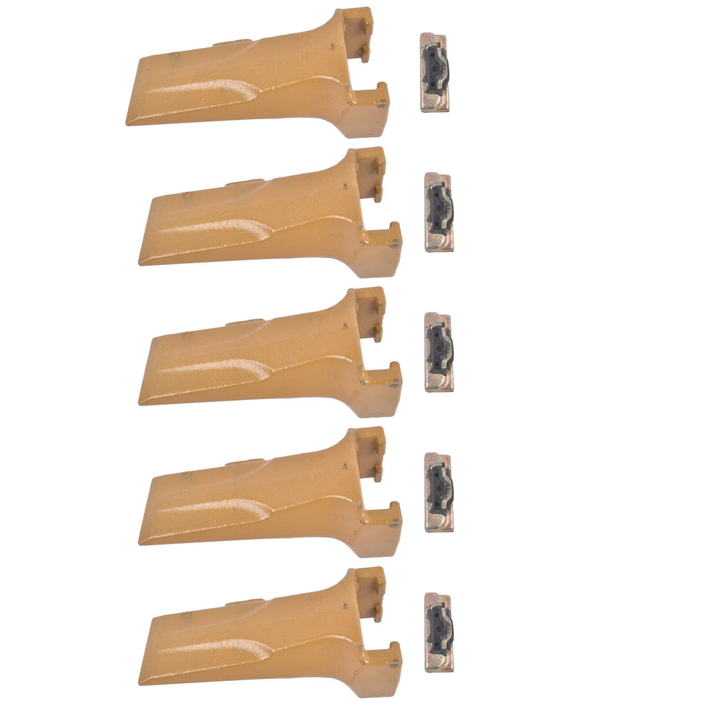 Set of 5 Bucket Teeth for Excavator (V17SYL)