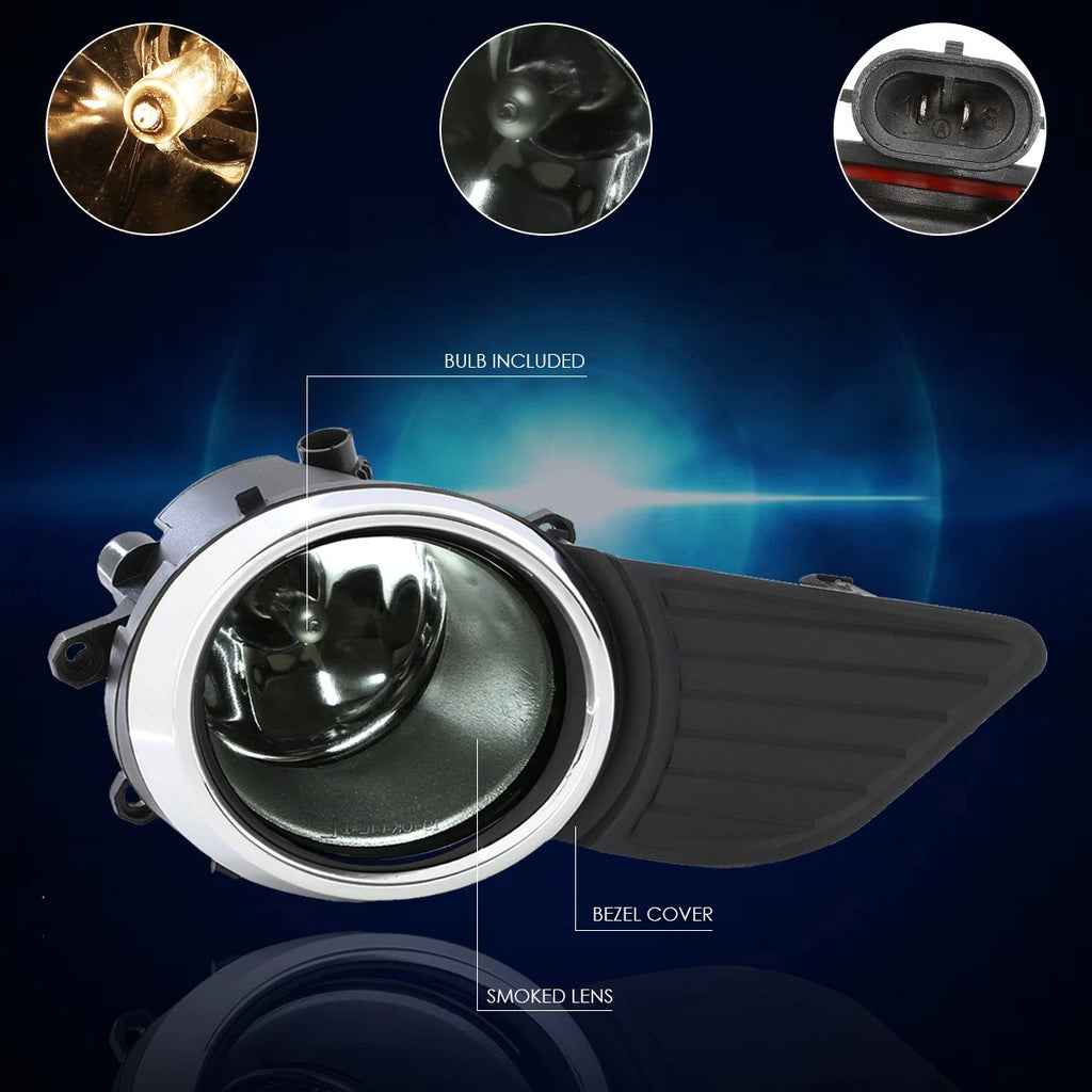 Fog Lights with Switch and Chrome Bezel for Toyota Sienna (2011–2017)