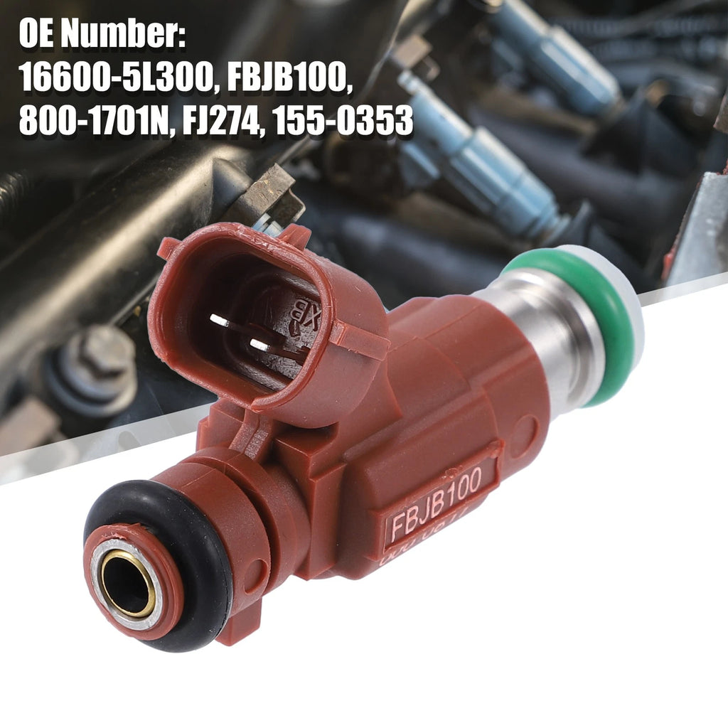 4X Fuel Injector 16600-5L300 for Nissan Sentra Maxima (2000–2003)