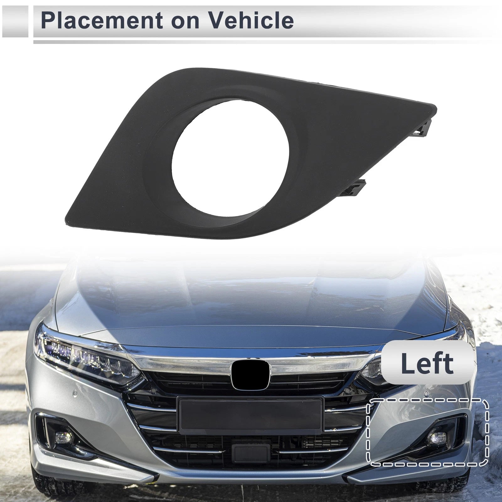 1 Pcs Fog Light Grill for Toyota Corolla (2014–2016) No. 8148202330