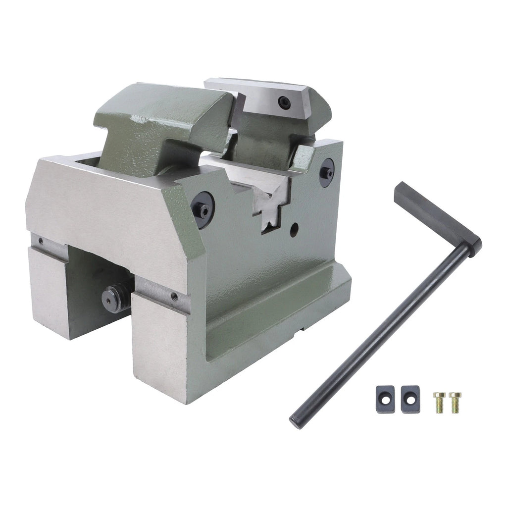 4" Horizontal Vertical Machine Vise for Holding Shafts and Round Parts