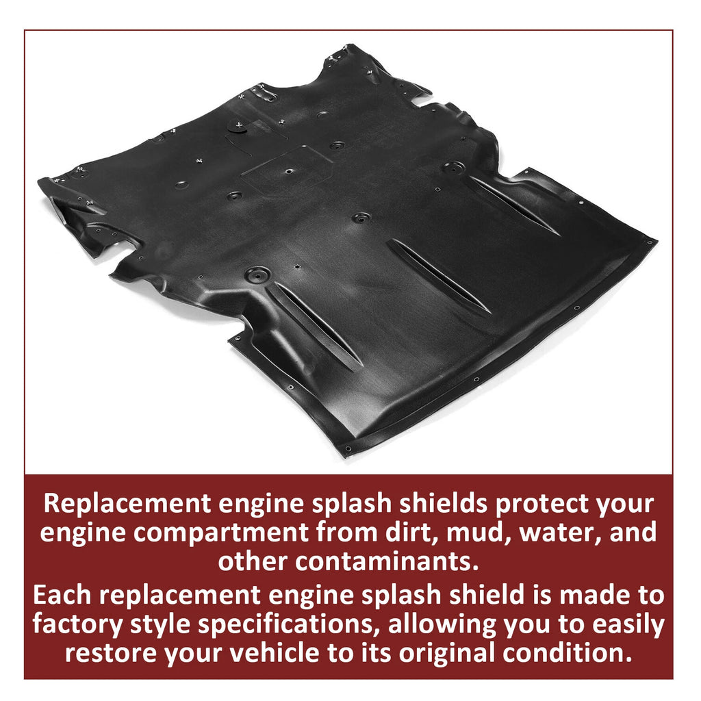 Front Engine Splash Shield for BMW 328i 320i (2012–2018)