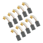 10pcs Carbon Brushes for DH24PC3 DH24PB Hammer Drill (Replacement Part)