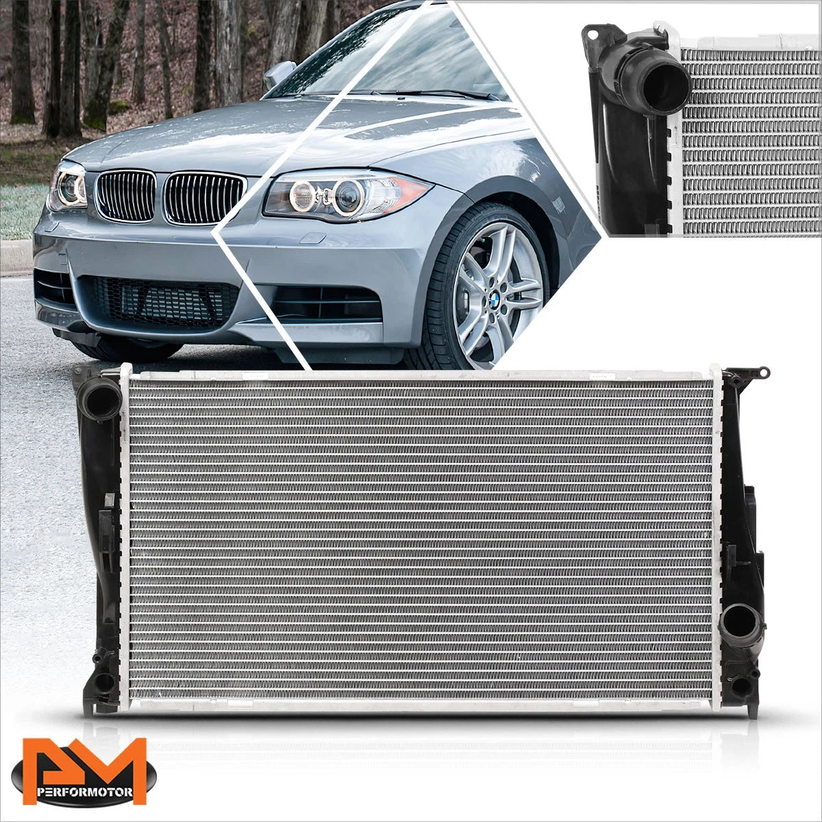 Aluminum Radiator DPI-2941 for BMW 135/335/X1/Z4 3.0L (2007–2016)