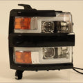 LED Projector Headlights for Chevy Silverado 2500HD 3500HD (2015–2019)