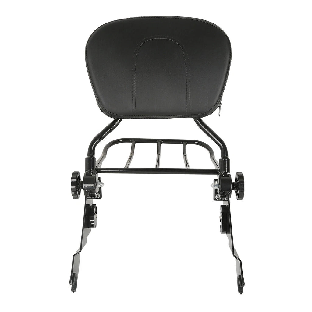 Detachable Backrest Sissy Bar with Luggage Rack for Harley Touring (2009–2025)