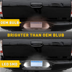 2x LED License Plate Light for Toyota Tacoma Tundra (2005–2015)