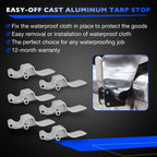 6x Aluminum Tarp Stop Upright Kit for Pro Trucking Products (1705775-1)
