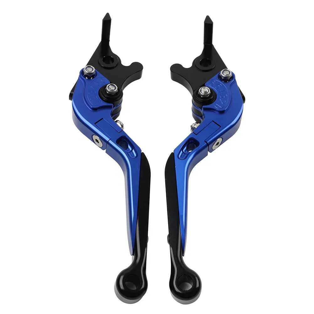 CNC Blue Extendable Brake Clutch Levers for Benelli TRK502/X BN302S (15-19)