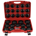 30PC Oil Filter Socket Kit for Vehicle (Auto Removal Tool Set)
