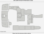 EVA Foam Flooring for Formula 40 Performance Cruiser (2007)