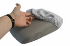 Fleece Console Lid Armrest Cover for Acura TL (2004–2008) Gray
