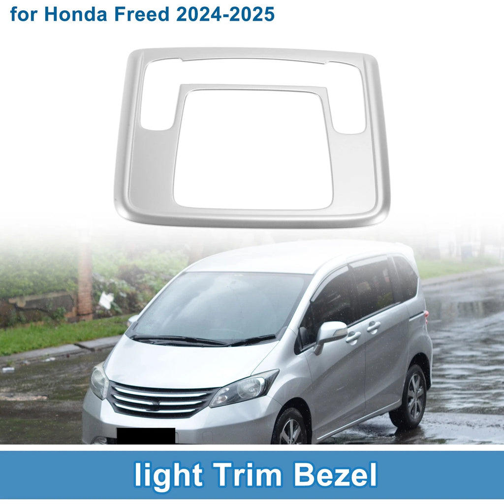 Front Row Light Trim Bezel for Honda Freed (2024–2025) Silver Tone