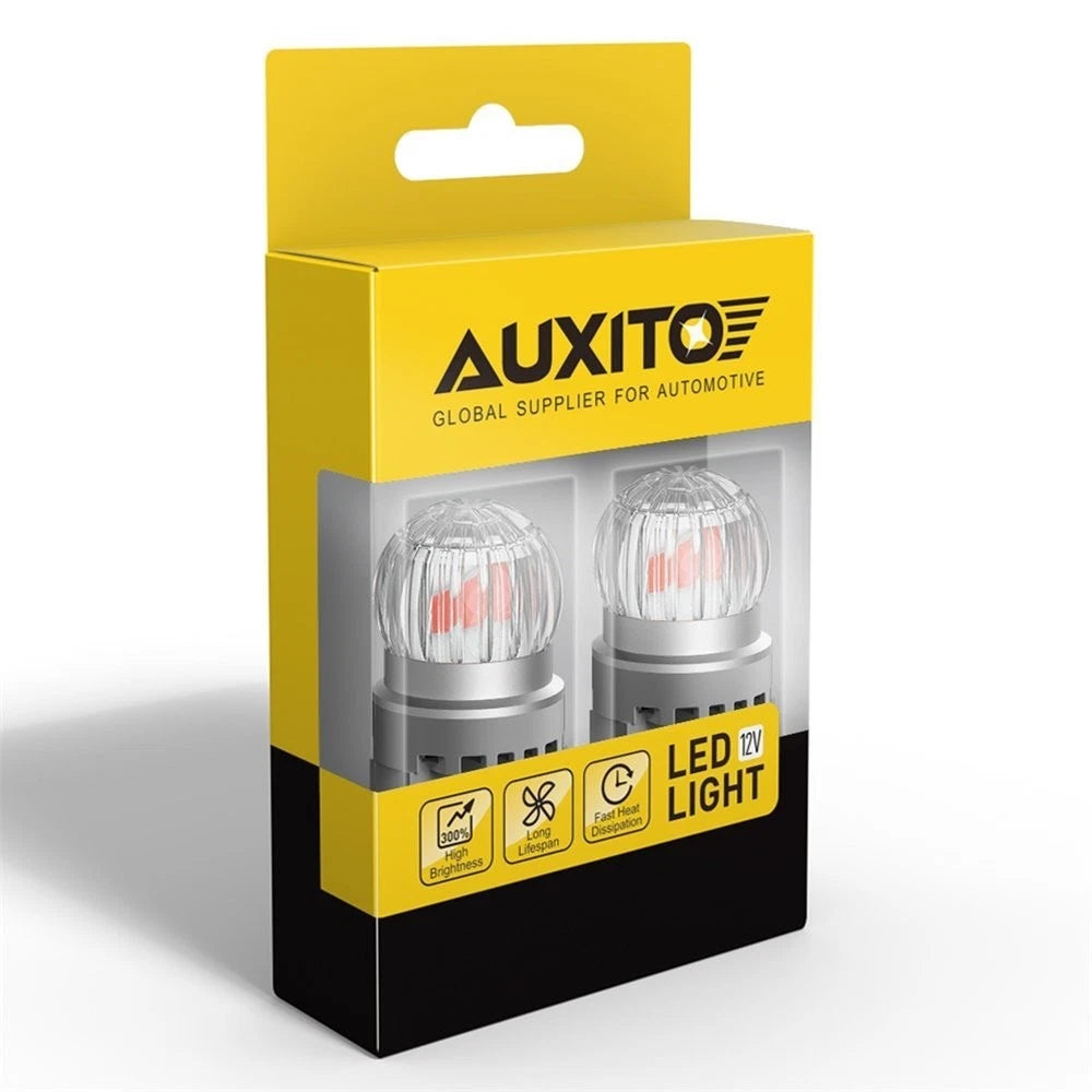 2X 3157 Pure Red LED Signal Brake Tail Light Bulbs for Chevy