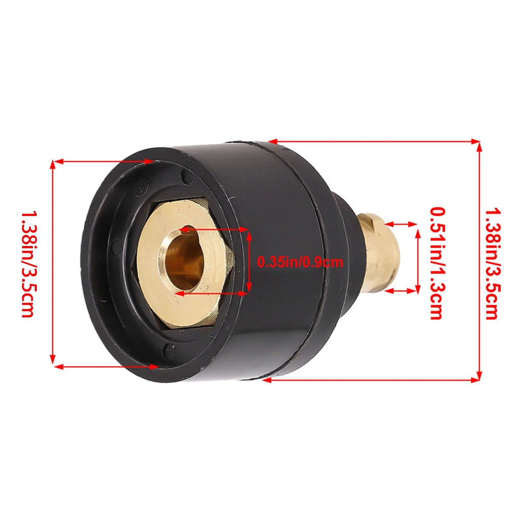 TIG Welding Cable Adapter for WP17V to WP26V (9mm to 13mm)