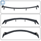 Spoiler Lip for Chevrolet Corvette C8 (2020-2025) Gloss Black High Wing Style