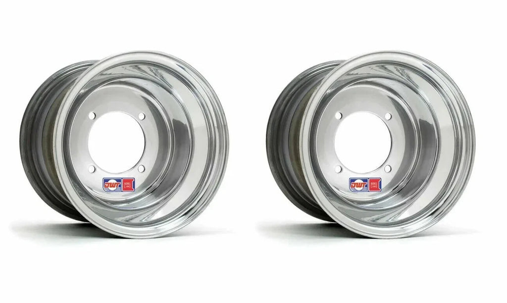 Set of 2 DWT Red Label Rims 11x6 Front & 9x9 Rear for Honda ATC 250R 350X 200X