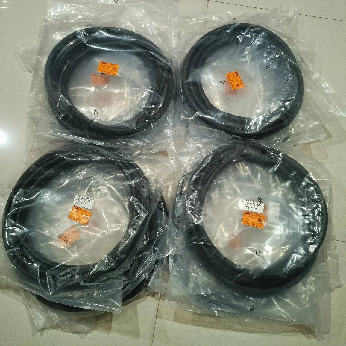 4 x Rubber Seal Weatherstrip on Body Frame for Honda Civic Sedan (2006–2011)