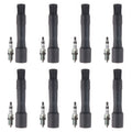 Set of 8 NGK Ruthenium HX Spark Plugs & Coil Boots for BMW M5 E39 X5 E53