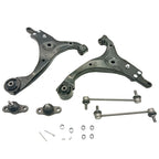 Set of 6 Suspension Control Arms Ball Joints Sway Bars for Hyundai Elantra (2009–2012)