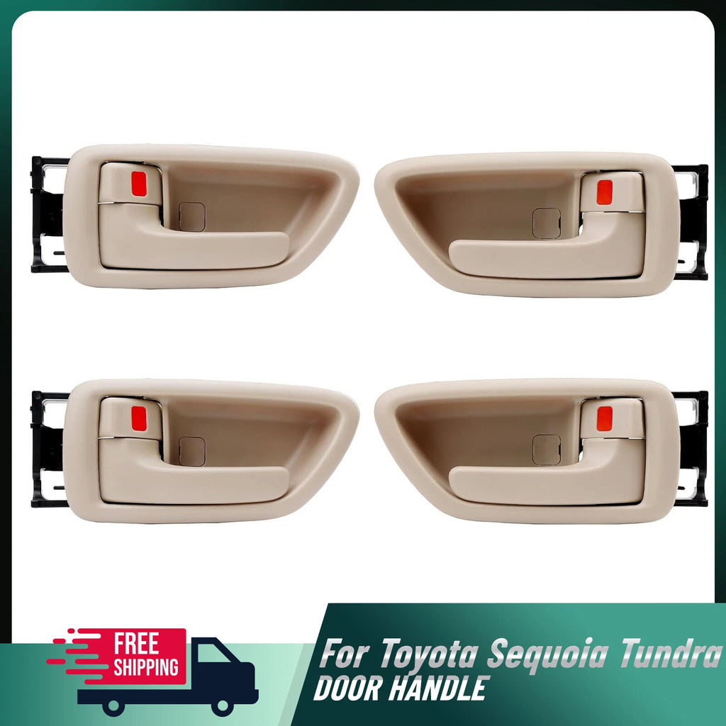 Set of 4 Inside Interior Door Handles for Toyota Sequoia (2001–2007)