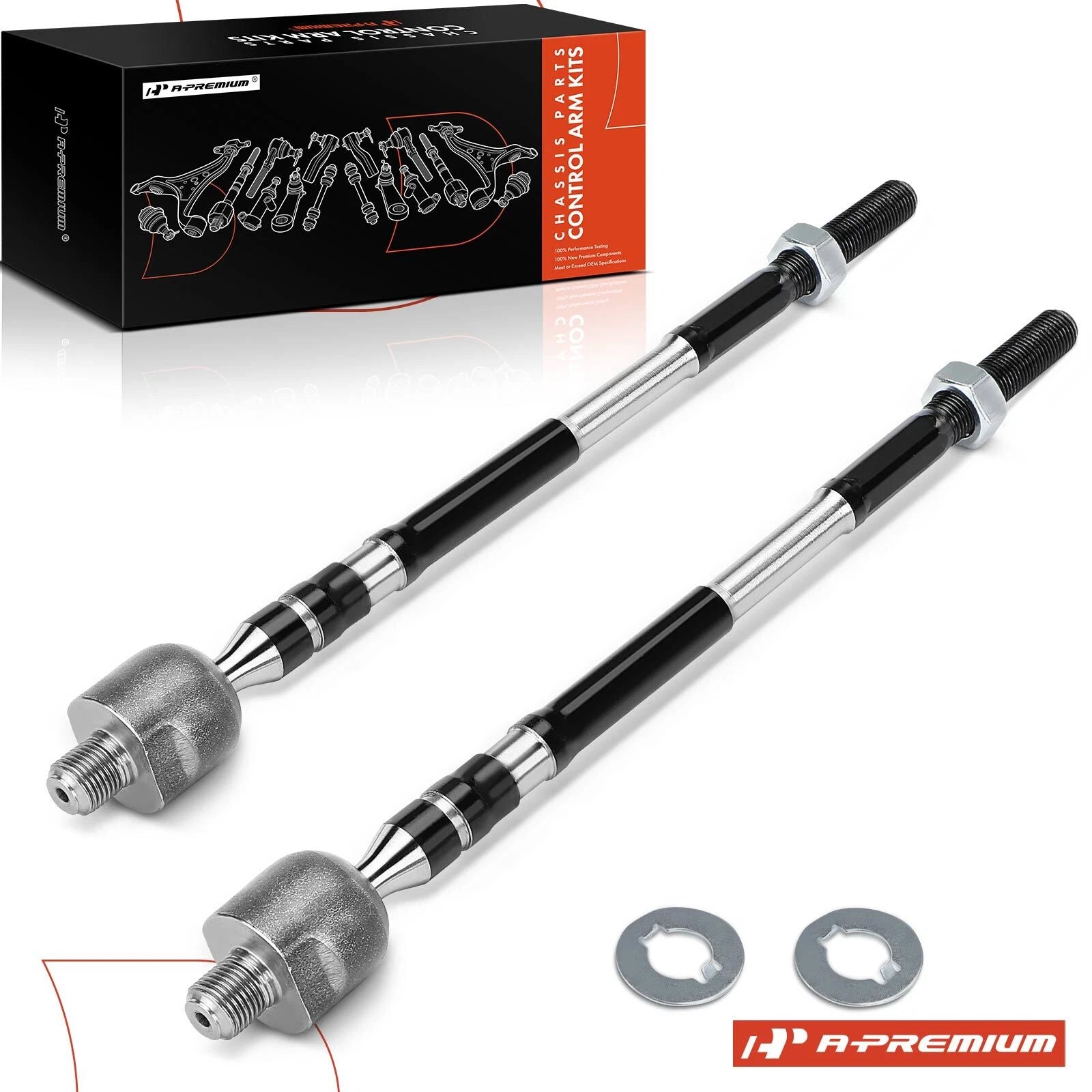 2X Front Inner Tie Rod Ends for Subaru Forester (2014–2018) Impreza (2017–2019)