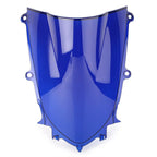 Blue Windshield Windscreen Double Bubble for Yamaha YZF R6 (2017-2018)