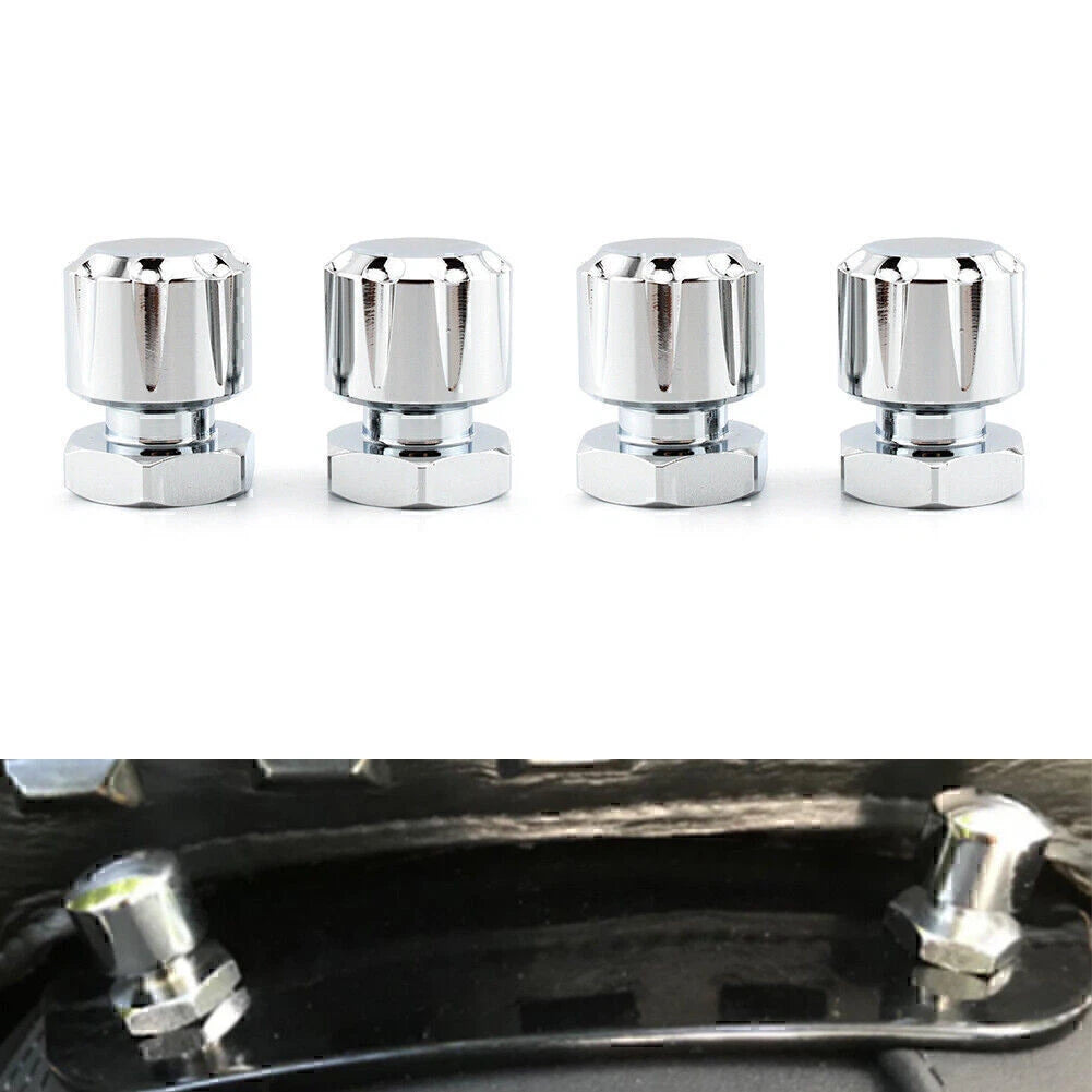 Chrome Solo Mounting Nuts Bolts for Harley Road King Road Glide Softail Fat Boy