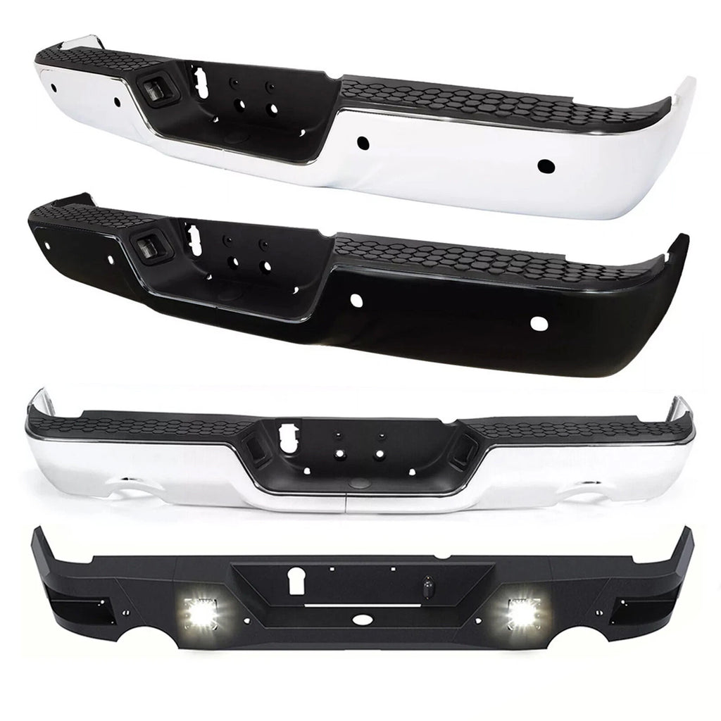 Rear Bumper Assembly for Dodge Ram 1500 (2009–2018) 2500 3500 (2010–2012)