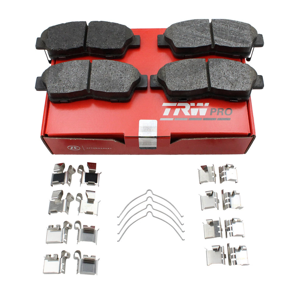 TRW Pro Front Ceramic Brake Pads with Clips for Toyota ES300 Camry (1992–2006)
