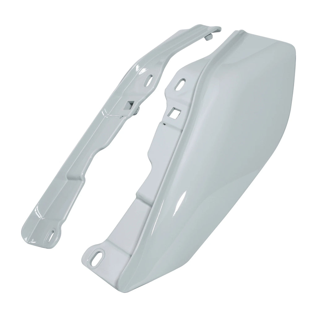 Mid Frame Air Deflectors for Harley Touring Electra Glide (2009–2024) - White Gray